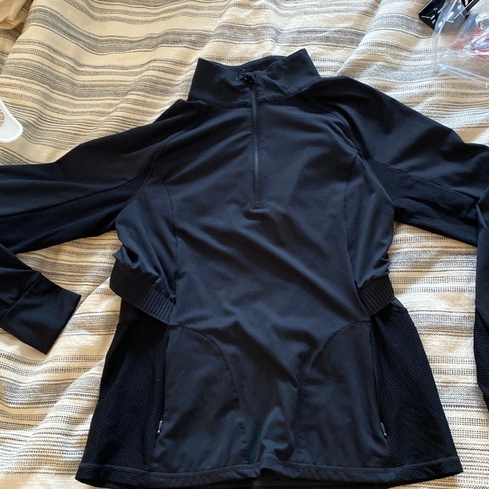 Black Fabletics running jacket large